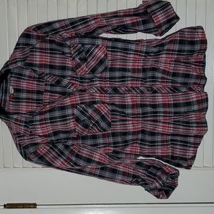 EUC H&M Plaid Button Up Shirt, New w/o Tags